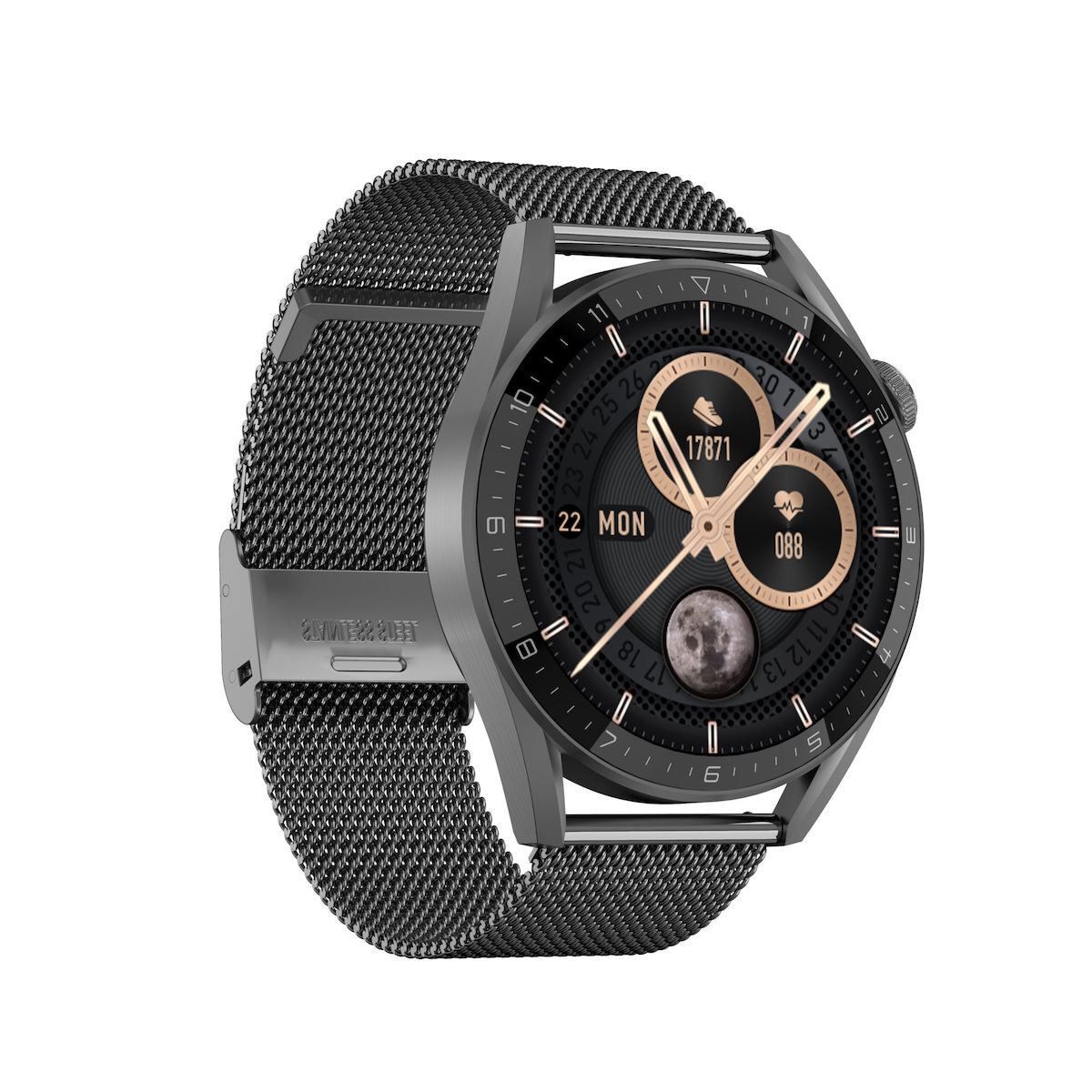 DeltaFiT Max Smartwatch with Heart Rate Monitor (Black) vue 6