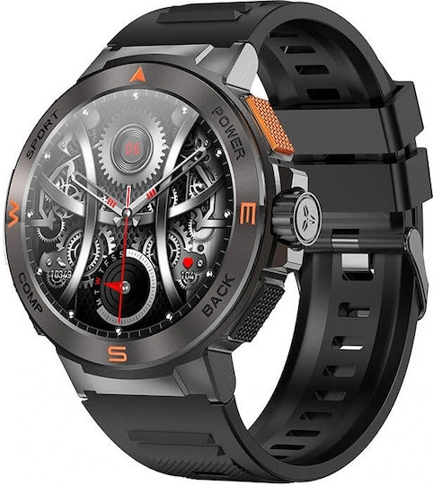 BlitzWolf BW-AT5 Smartwatch with Heart Rate Monitor (Black)