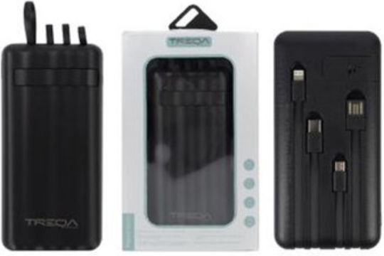 Treqa TR-946 Solar Power Bank 10000mAh with USB-A Port Black Ansicht 9