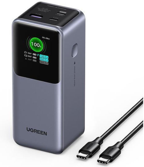 Ugreen PB721 Power Bank 20000mAh 130W with USB-A Port and 2 USB-C Ports Quick Charge 3.0 Multicolour view 2