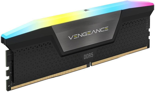 Corsair Vengeance RGB DDR5 64GB RAM with 2x32GB Modules and Speed 6600 for Desktop CMH64GX5M2B6600C32 vue 5