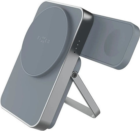 Fixed MagZen5 Stand MagSafe Power Bank 5000mAh with USB-C Port Gray