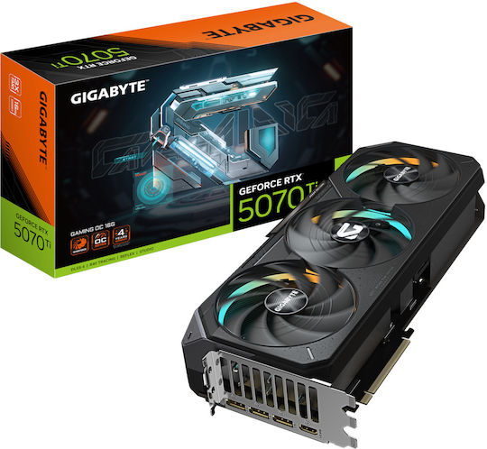 Gigabyte GeForce RTX 5070 Ti 16GB GDDR7 GAMING OC Graphics Card view 1