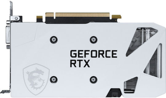 MSI GeForce RTX 3050 8GB GDDR6 Ventus 2X XS OC White Graphics Card vue 3