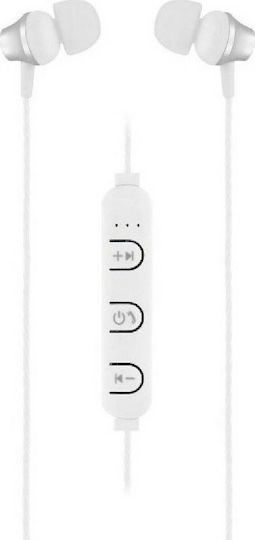 T'nB Steel In-ear Bluetooth Handsfree Earphones Silver view 4