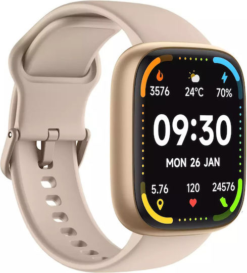 MaxCom Ecowatch 6 46mm with Heart Rate Monitor (Gold) view 2