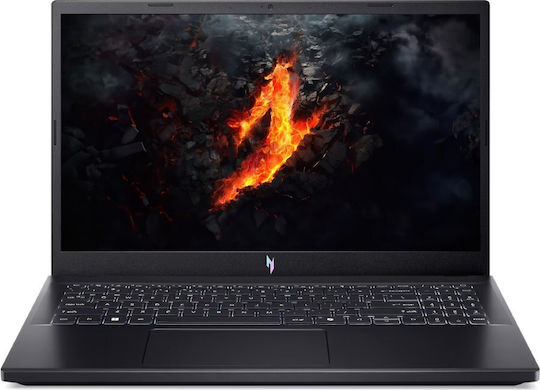 Acer Nitro V 15 ANV15-41-R8WJ 15.6" FHD (Ryzen 7-7735HS/16GB/512GB SSD/GeForce RTX 4060/W11 Home) Obsidian Black (GR Keyboard) view 1
