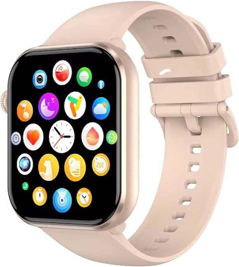 BlackView R60 Aluminium 47mm Smartwatch with Heart Rate Monitor (Pink)
