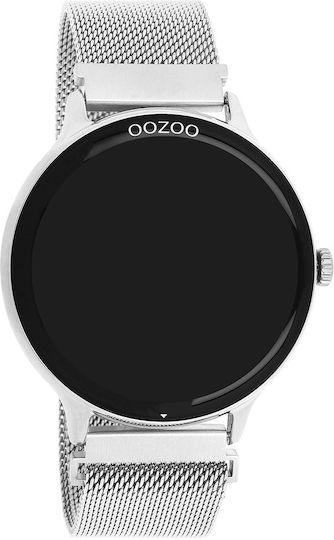 Oozoo Q00135 45mm Smartwatch with Heart Rate Monitor (Silver) view 8