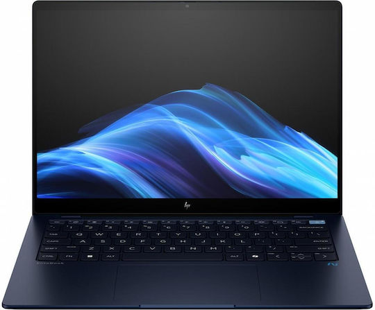 HP EliteBook Ultra 14 G1q 14" Touchscreen (Snapdragon-X Elite X1E-78-100/16GB/512GB SSD/W11 Pro) Atmosphere blue (US Keyboard)