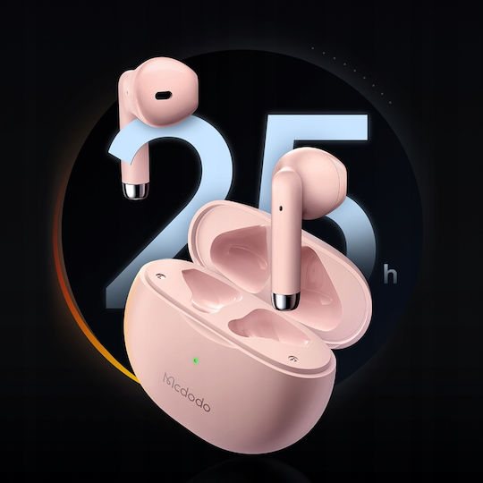 Mcdodo HP-2780 Earbud Bluetooth Handsfree Earphones with Charging Case Pink view 8