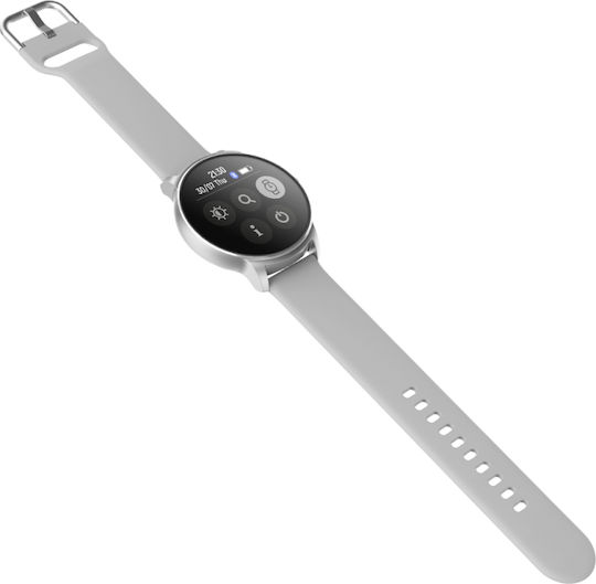Forever Forevive 2 SB-330 Smartwatch with Heart Rate Monitor (Silver) view 9