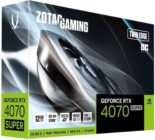 Zotac GeForce RTX 4070 Super 12GB GDDR6X Twin Edge OC Graphics Card vue 8