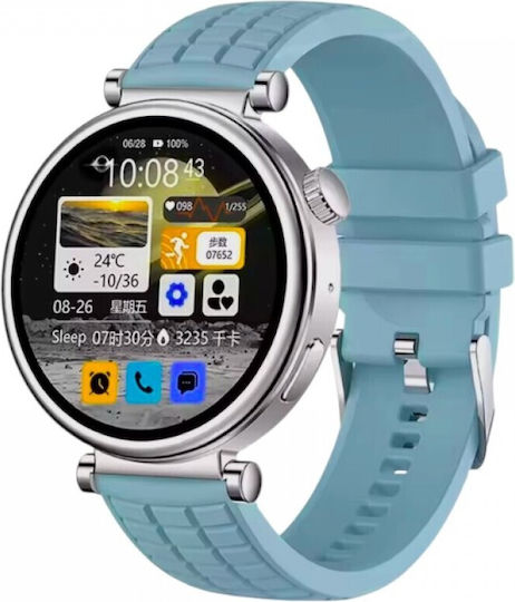 Z01 Mini 40mm Smartwatch with Heart Rate Monitor (Blue) view 4