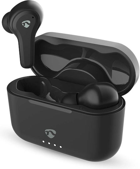 Nedis Fully Hybrid In-ear Bluetooth Handsfree Earphones With Charging Case Black