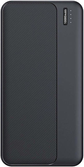 Diva PB-104B Power Bank 10000mAh with 2 USB-A Ports and USB-C Port Black view 2