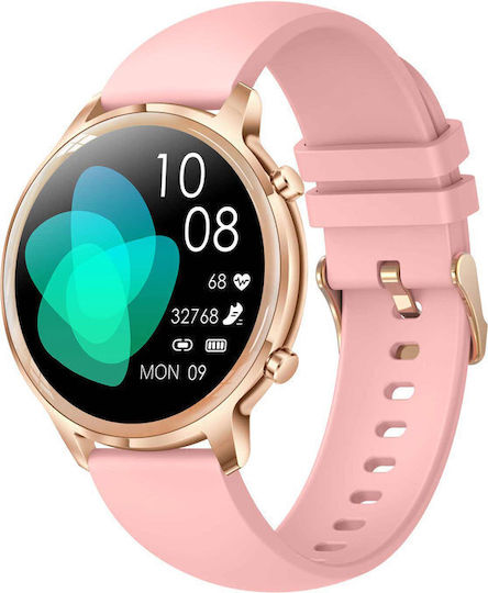 Jaga JS16 Smartwatch with Heart Rate Monitor (Pink) view 4