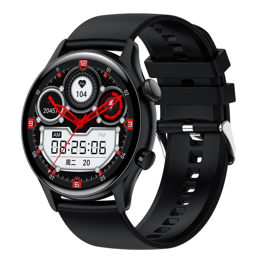 XO J4 Smartwatch with Heart Rate Monitor (Black)