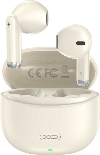 XO X33 Tws In-ear Bluetooth Handsfree Earphones with Charging Case Beige