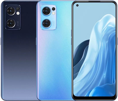 Oppo Reno7 5G Dual SIM (8GB/256GB) Startrails Blue view 4