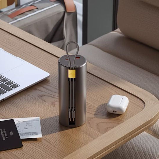Alogic Ark Pro Power Bank 27600mAh 160W with USB-A Port and 2 USB-C Power Delivery Ports Gray vue 4