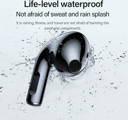 Lenovo LivePods LP40 Earbud Bluetooth Handsfree Earphones with Sweat Resistance and Charging Case Black view 3