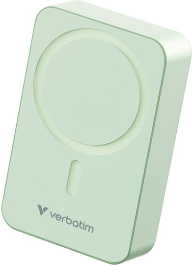 Verbatim Charge 'n' Go MagSafe Power Bank 20000mAh 35W with USB-C Port Power Delivery Green