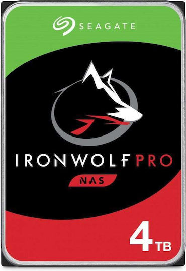 Seagate Ironwolf Pro 4TB HDD Hard Drive 3.5" SATA III 7200rpm with 256MB Cache for NAS ST4000NT001 view 7