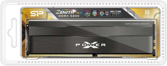 Silicon Power XPOWER Zenith RGB DDR4 with Module 1x8GB and Speed 3200 for Desktop SP008GXLZU320BSD vue 6
