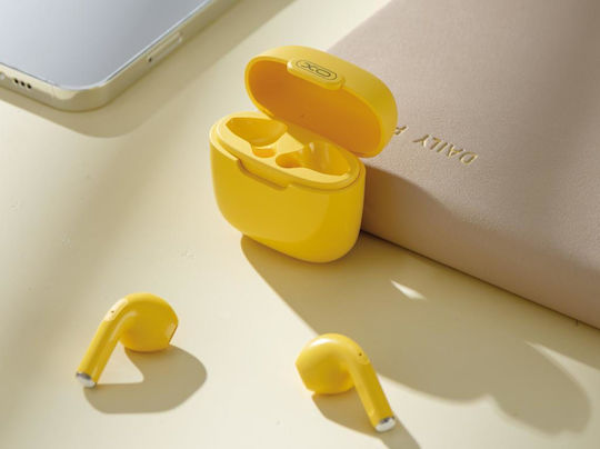 XO X23 TWS Earbud Bluetooth Handsfree Earphones with Charging Case Yellow view 2