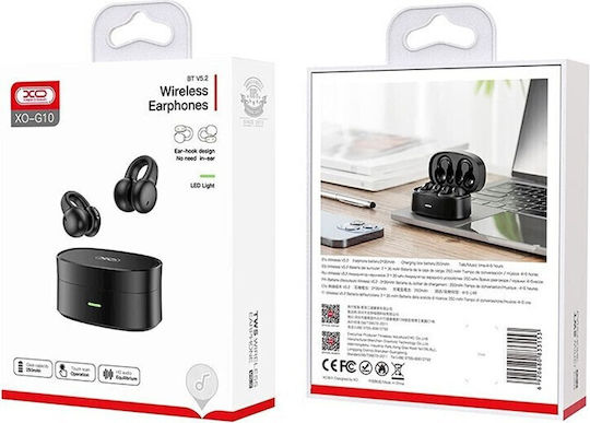XO G14 Earbud Bluetooth Handsfree Earphones with Charging Case Black view 2