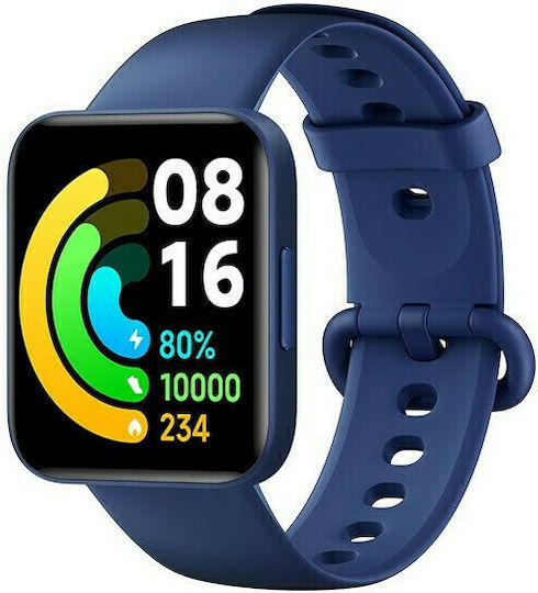 Xiaomi Poco Watch Waterproof with Heart Rate Monitor (Blue) view 2