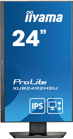 Iiyama ProLite XUB2493HS-B5 IPS Monitor 23.8" FHD 1920x1080 with Response Time 4ms GTG view 3