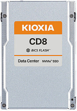 Kioxia CD8P-V SIE SSD 12.8TB 2.5'' Type with PCI Express 4.0 Connection KCD8XVUG12T8