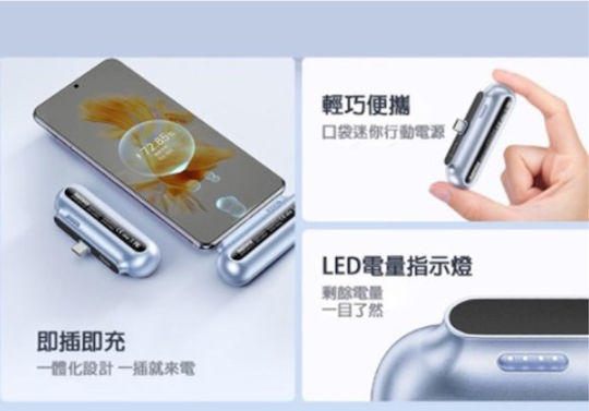 Remax FDRPP-575B Power Bank 3000mAh Blue view 3