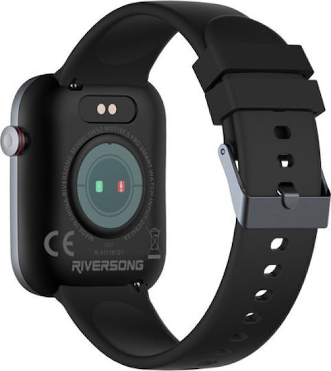 Riversong Motive 5 Pro Smartwatch with Heart Rate Monitor (Space Gray) view 3