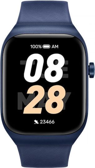 Mibro T2 Smartwatch with Heart Rate Monitor (Blue) vista 2
