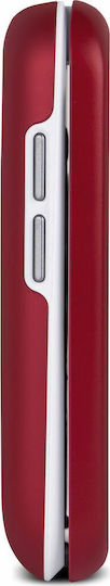 Doro 6040 Single SIM Mobile with Large Buttons Red view 4