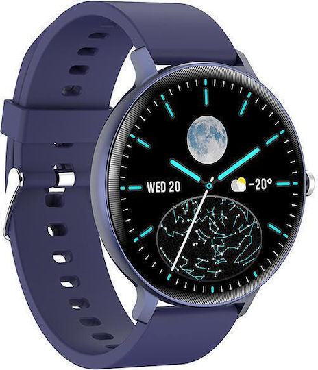 Tracer TW10 Smartwatch with Heart Rate Monitor (Navy Blue)