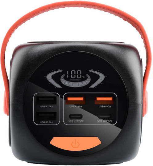 GoGEN Power Bank 60000mAh with 4 USB-A Ports and 2 USB-C Ports Black view 4
