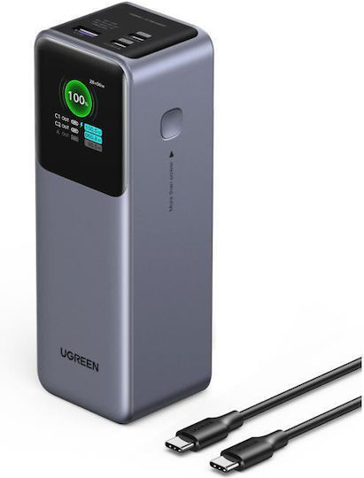 Ugreen PB722 Power Bank 25000mAh 200W with USB-A Port and 2 USB-C Ports Quick Charge 3.0 Multicolour view 2