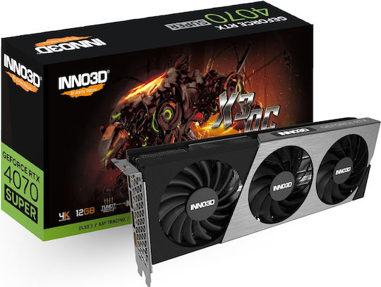 Inno 3D GeForce RTX 4070 Super 12GB GDDR6X X3 OC Graphics Card view 1