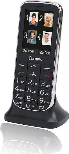 Olympia Joy II Dual SIM Mobile with Large Buttons Black view 1