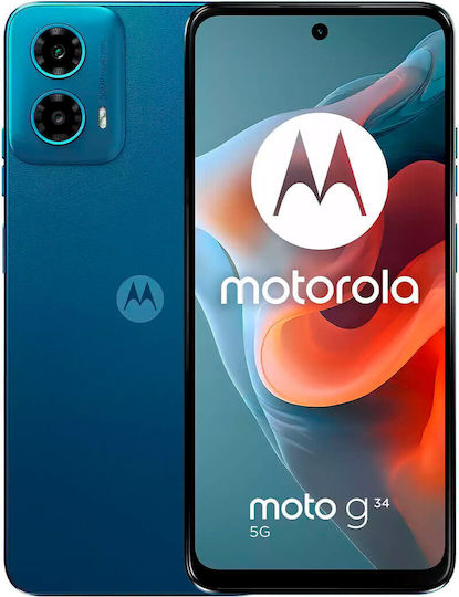 Motorola Moto G34 5G Dual SIM (4GB/128GB) Ocean Green view 1