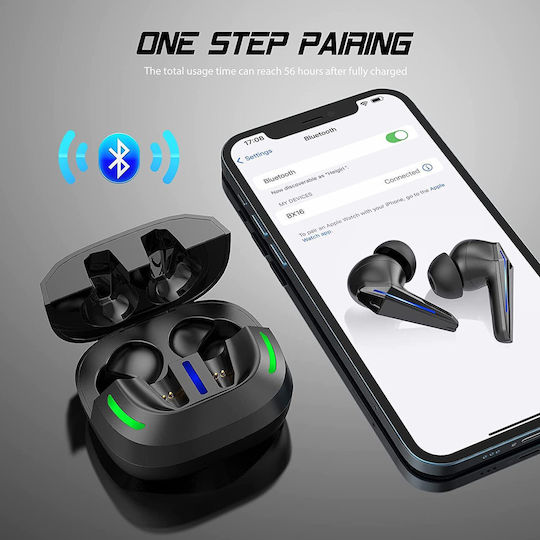 ProSound In-ear Bluetooth Handsfree Earphones with Sweat Resistance and Charging Case Black vue 4