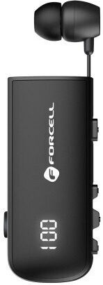 Forcell F-AUDIO Earbud Bluetooth Handsfree Earphone Lapel with Sweat Resistance Black view 2