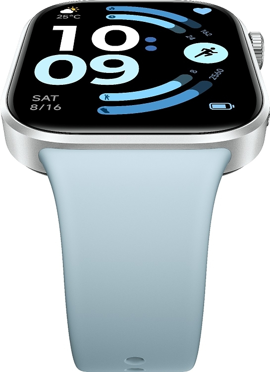 Xiaomi Redmi Watch 6 Aluminum 46mm with Heart Rate Monitor Glacier Blue view 6