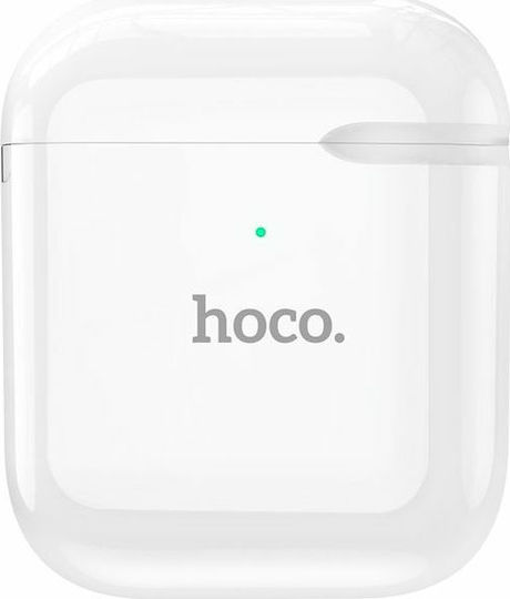 Hoco EW06 In-ear Bluetooth Handsfree Earphones with Charging Case White view 2