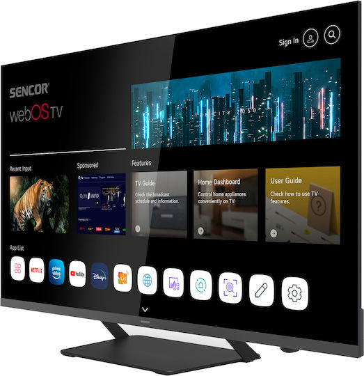 Sencor Smart Television 43" 4K UHD LED SLE 43US850TCSB HDR (2023) view 3