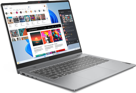 Lenovo IdeaPad 5 14IRH9 14" IPS FHD+ Touchscreen (i5-13420H/8GB/256GB SSD/W11 Home) Luna Grey (FR Keyboard) view 3